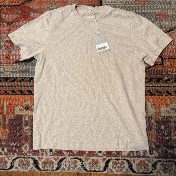 Everlane. The Premium-Weight Crew | Uniform Heather Oatmeal. Size Medium NWT - Picture 2 of 4